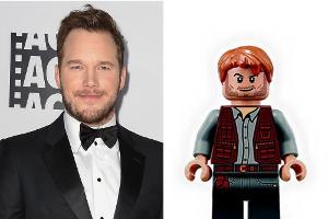 Links: Chris Pratt. Rechts: Lego-Chris-Pratt