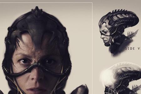 Ripley in einem rätselhaften Alien-Anzug