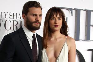Jamie Dornan und Dakota Johnson bei der UK-Premiere von "Fifty Shades of Grey"