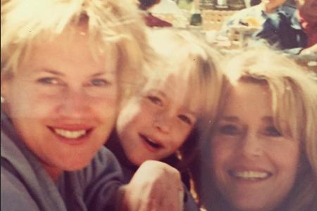 Jane Fonda (re.) mit Dakota Johnson und Melanie Griffith (li.)