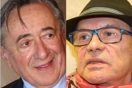 Alter Hase vs. Opernball-Frischling: Richard Lugner und Helmut Berger (r.)