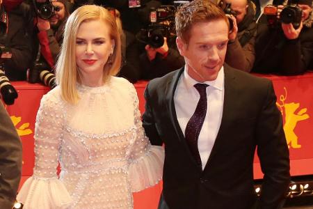 Nicole Kidman kam züchtig in Weiß - und am Arm von Kollege Damian Lewis