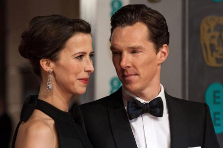 Frischgebackene Eheleute: Benedict Cumberbatch und seine Sophie
