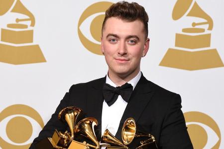 Bei der diesjährigen Grammy-Verleihung hat Sam Smith viermal gewonnen