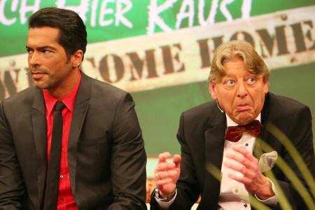 Dicke Luft unter Campern: Aurelio Savina (li.) und Walter Freiwald am Sonntagabend bei RTL