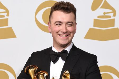 Für seine Grammy-Sammlung wird er ein neues Regal brauchen: Sam Smith
