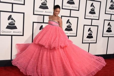 Rihanna in einem Traum aus rosafarbenem Tüll