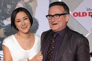 Robin Williams und seine Tochter Zelda bei einer Veranstaltung