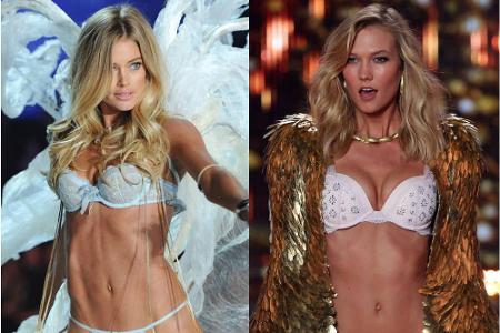 Da flattern sie davon: Doutzen Kroes und Karlie Kloss