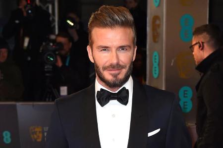 Mit seiner jetzigen Frisur scheint David Beckham sehr zufrieden zu sein