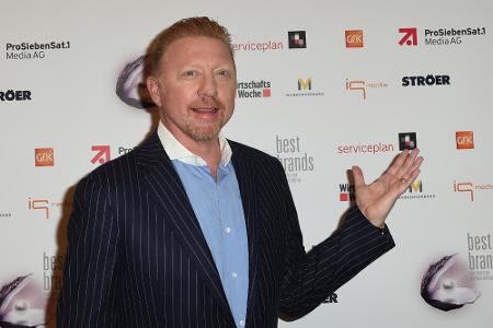 Boris Becker fand auf der Bühne noch dir richtigen Worte, danach war er kommentarlos