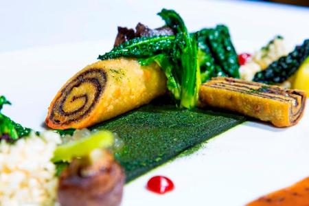 Diese Gourmetkreation steht als 