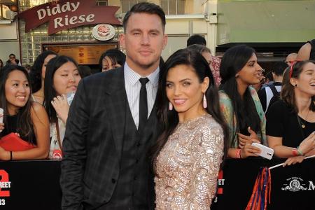 Channing Tatum und seine Frau Jenna Dewan-Tatum bei der Premiere von 