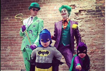 Familiensache: Neil Patrick Harris posiert mit Ehemann David und den Kindern Gideon und Harper