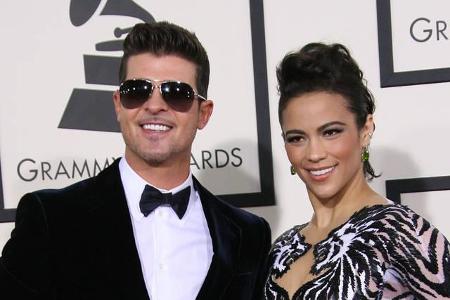 ...Robin Thicke erwischt. Noch im Januar strahlte Mister 
