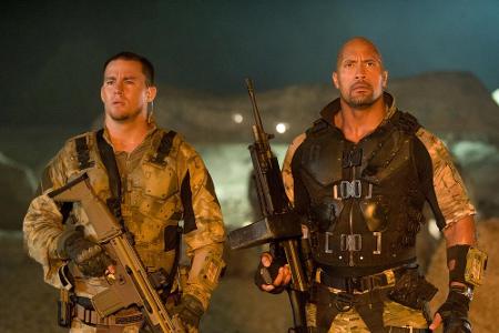 Channing Tatum und Dwayne Johnson in 