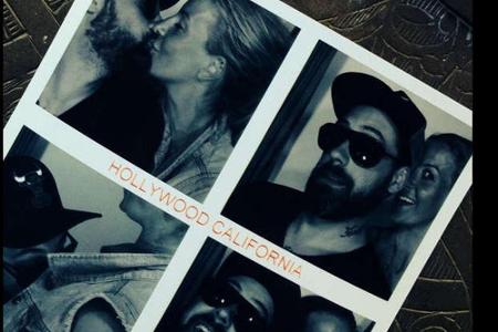 Ein Küsschen für die Liebe: Charlotte Würdig und Rapper Sido gaben sich zum zweiten Mal das Ja-Wort