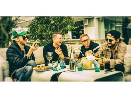 So sehen Bill, Georg, Gustav und Tom (v.l.n.r.) von Tokio Hotel heute aus