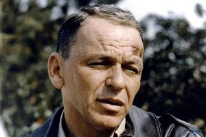 Frank Sinatra 1965 bei Dreharbeiten zu "Colonel von Ryans Express"