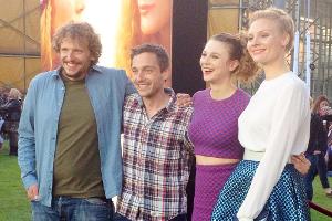 Sicher nicht die letzte Premiere in München: Marcus H. Rosenmüller, Volker Bruch, Anna Maria Sturm und Rosalie Thomass