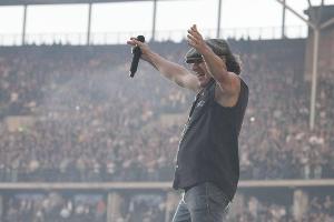 AC/DC-Sänger Brian Johnson bei einem Auftritt in Berlin