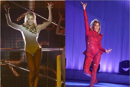 Helenes Bühnen-Outfits sind sexy, sportlich und spektakulär