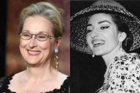 Hollywood-Star Meryl Streep (li.) wird zu Star-Sopranistin Maria Callas