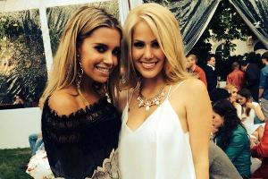 Blondinen unter sich: Sylvie Meis und Angelina Heger