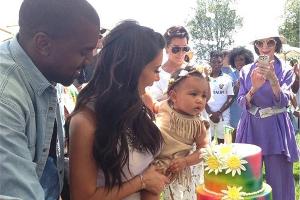 Happy Family am Geburtstag: Kanye West, Kim Kardashian und Baby North West