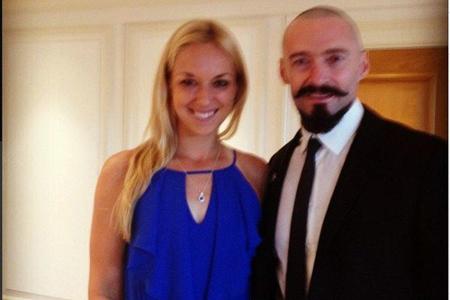 Sabine Lisicki an der Seite des Hollywood-Stars Hugh Jackman
