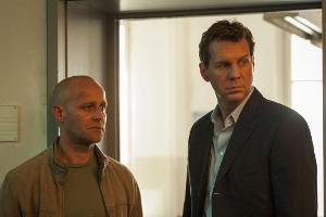 Jürgen Vogel (l.) als Blochin und Thomas Heinze als dessen Partner und Schwager Dominik