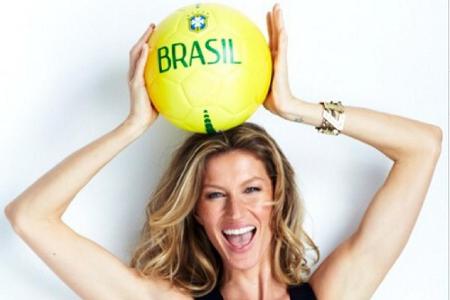 Gisele Bündchen ist im WM-Fieber