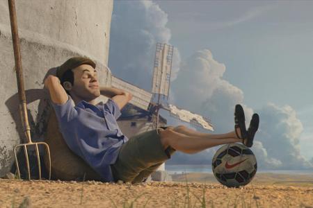 Spaniens Superstar Andrés Iniesta hat eine gute Zeit - zumindest in der extralangen Version von Nikes aktuellem Werbespot