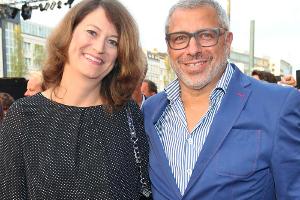 Jimmy Hartwig mit Frau Stefanie