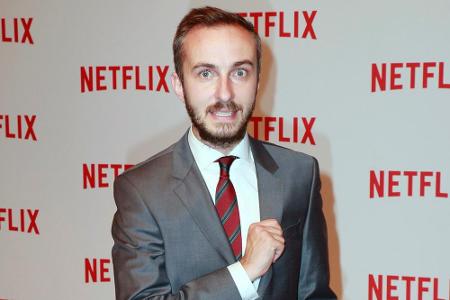Jan Böhmermann auf der Netflix-Party in Berlin. Ob er nach 