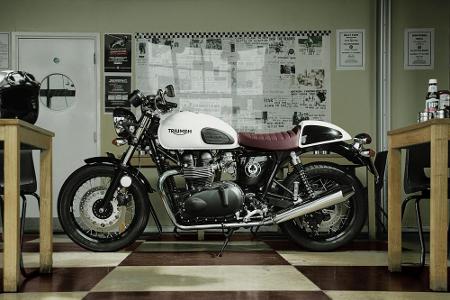 Die Thruxton Special Edition im Ace Café