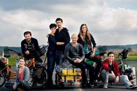 Freunde fürs Leben (v. l. n. r.): Mareike (Victoria Mayer), Dominik (Johannes Allmayer), Kiki (Julia Koschitz), Hannes (Flor...