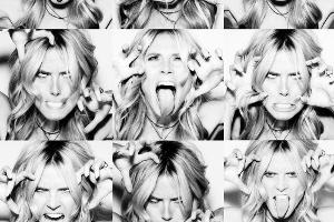 Heidi Klum im Grimassenfieber