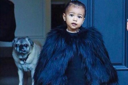 Kim Kardashian öffnet das Foto-Album: Tochter North und Hund Georgia