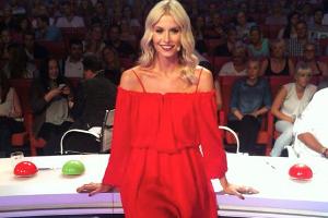 Lena Gercke verzaubert in rot
