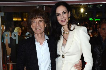 Mick Jagger und L'Wren Scott beim London Film Festival 2012