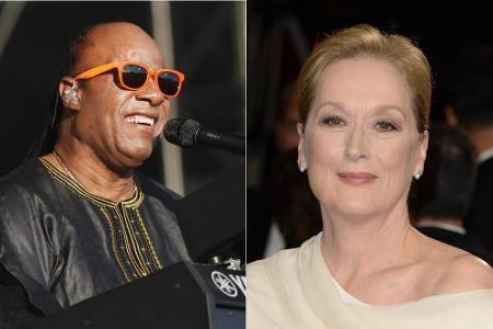 Stevie Wonder und Meryl Streep werden ausgezeichnet