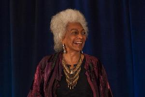 Nichelle Nichols auf einer "Star Trek"-Convention