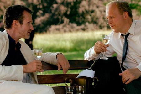 Richard Harloff (Ulrich Matthes, links) und Felix Murot (Ulrich Tukur) im 