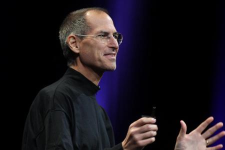 Der 2011 verstorbene Apple-Boss Steve Jobs, hier bei einer Keynote seines Unternehmens im Jahr 2008
