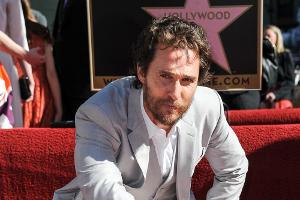 Matthew McConaughey bekam einen Stern auf dem Walk-of-Fame