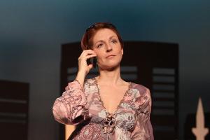 Hendrikje Fitz bei einer Theateraufführung im Jahr 2012