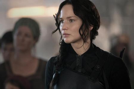 Jennifer Lawrence als Rebellin Katniss Everdeen