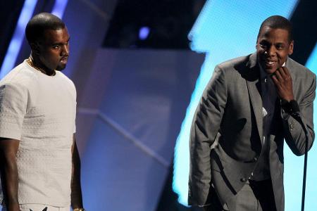 Kanye West (l.) und Jay Z (r.) bei den BET Awards 2012