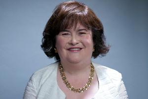 Die schottische Sängerin Susan Boyle posiert bei einem Promotion-Termin in New York